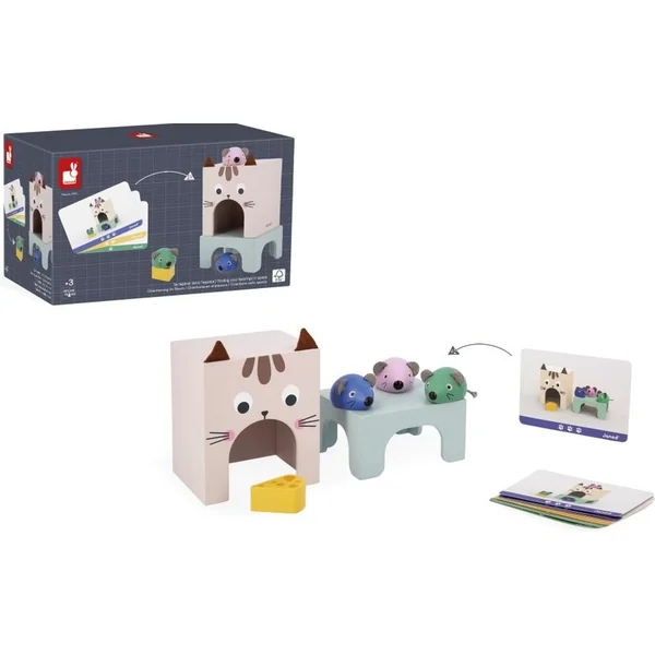 Janod Jeu éducatif Chat et souris Didactique