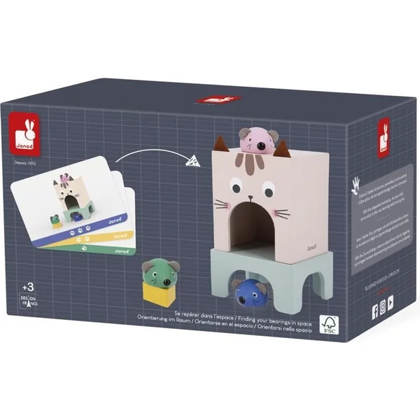 Janod Jeu éducatif Chat et souris Didactique
