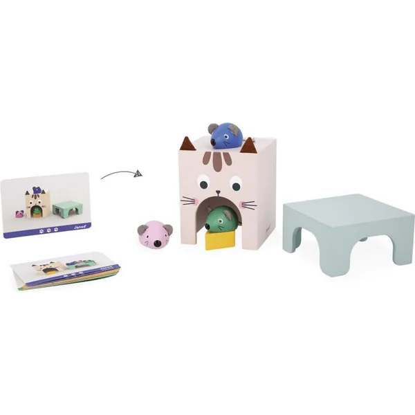Janod Jeu éducatif Chat et souris Didactique