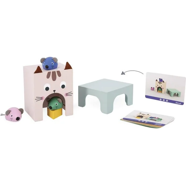 Janod Jeu éducatif Chat et souris Didactique