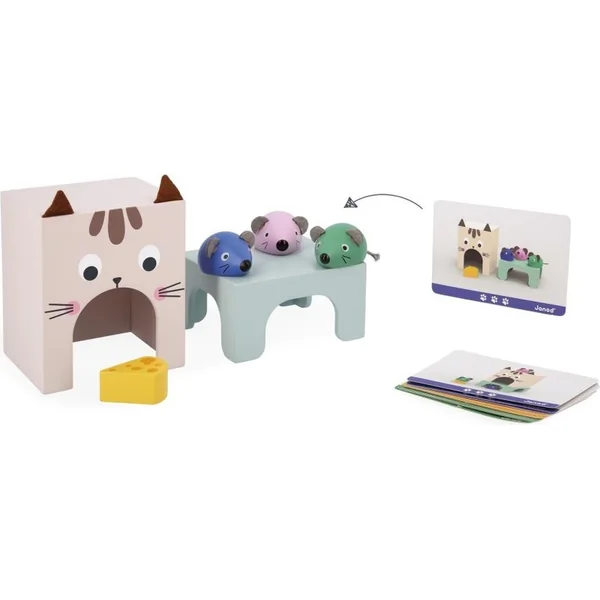 Janod Jeu éducatif Chat et souris Didactique