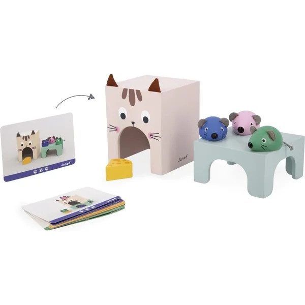 Janod Jeu éducatif Chat et souris Didactique
