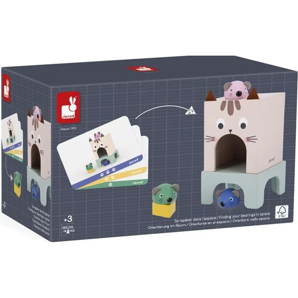 Janod Jeu éducatif Chat et souris Didactique