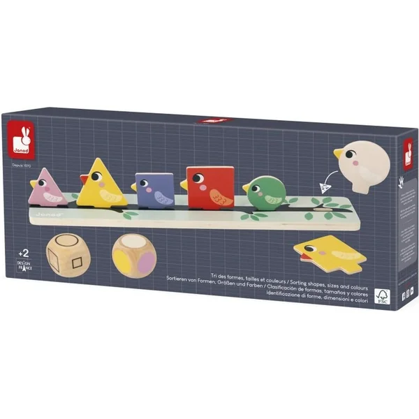 Janod Jeu éducatif Oiseaux Didactic