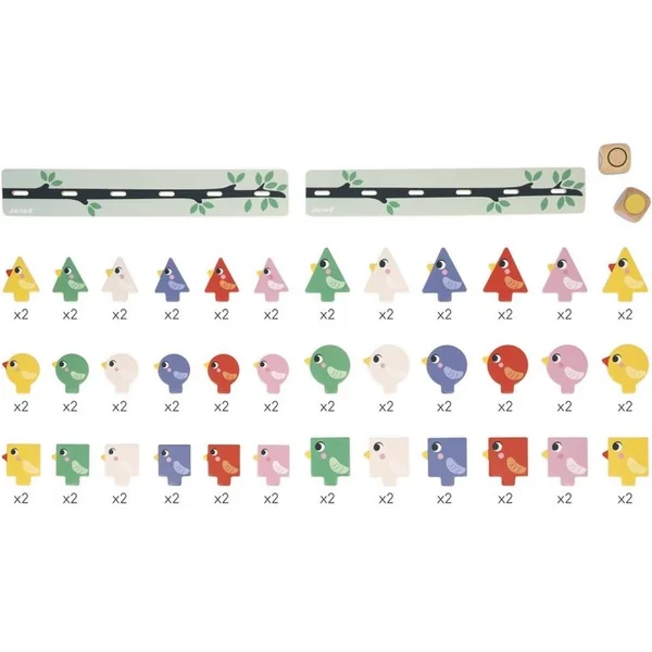 Janod Jeu éducatif Oiseaux Didactic