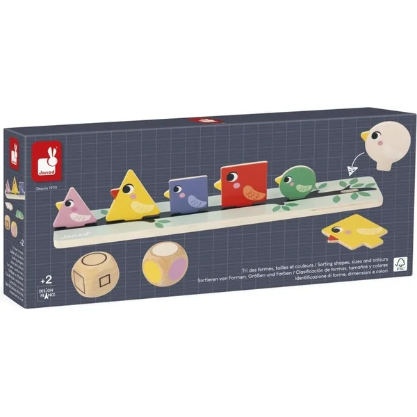 Janod Jeu éducatif Oiseaux Didactic
