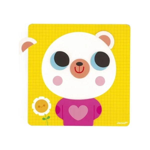 Janod Jouet Magnétique Émotions et Sentiments Ours avec Modèles