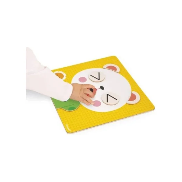 Janod Jouet Magnétique Émotions et Sentiments Ours avec Modèles