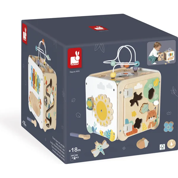Janod Pure Cube d'activités en bois