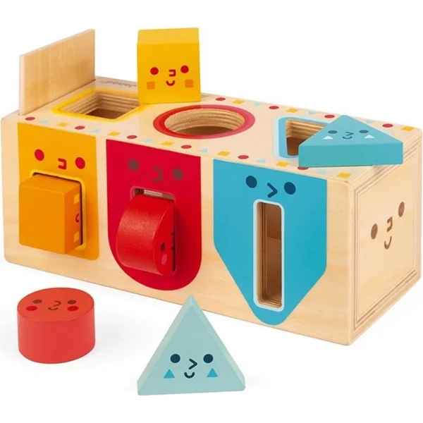 Janod Puzzle en bois Montessori Formes