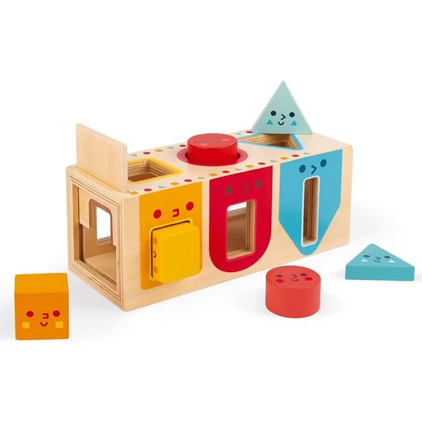 Janod Puzzle en bois Montessori Formes