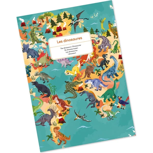 Janod Puzzle éducatif Dinosaures 200 pcs