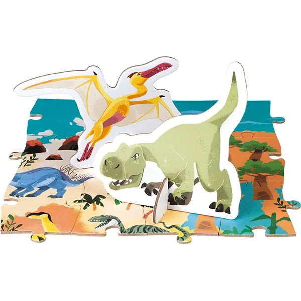 Janod Puzzle éducatif Dinosaures 200 pcs