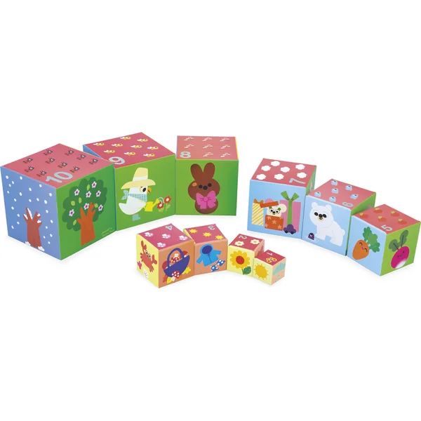 Janod Pyramide en carton Quatre saisons