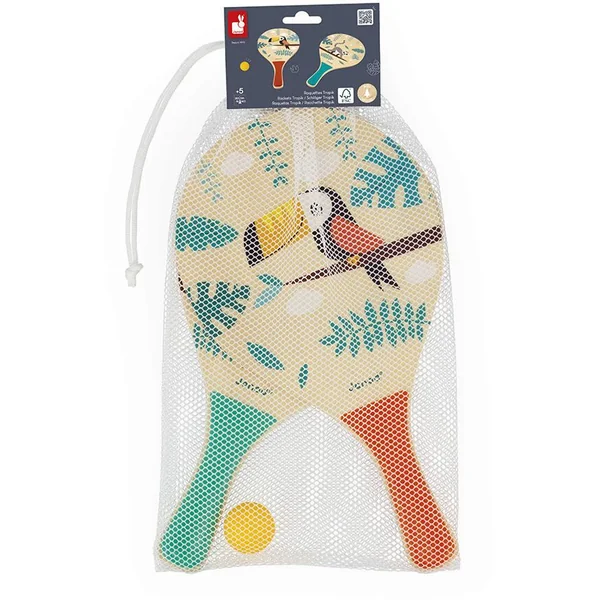 JANOD - RAQUETTES AVEC BALLE - BOIS