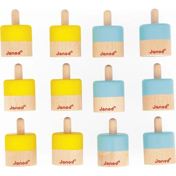 Janod Sensory Jeu sonore sensoriel pour enfants Pexeso Memo 12 pcs