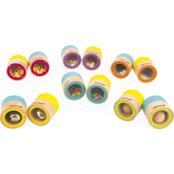Janod Sensory Jeu sonore sensoriel pour enfants Pexeso Memo 12 pcs