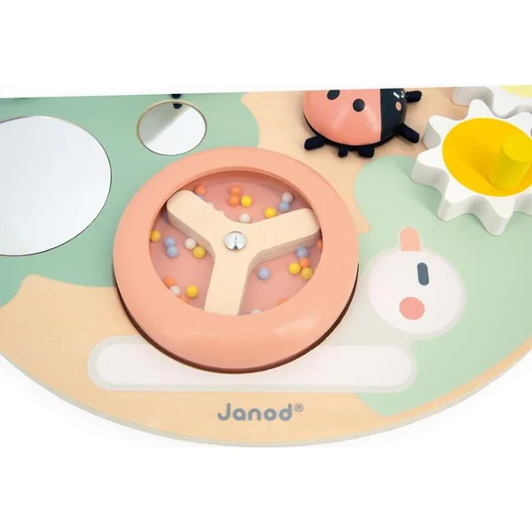 Janod Sweet Cocoon Planche d'activités en bois Jardin