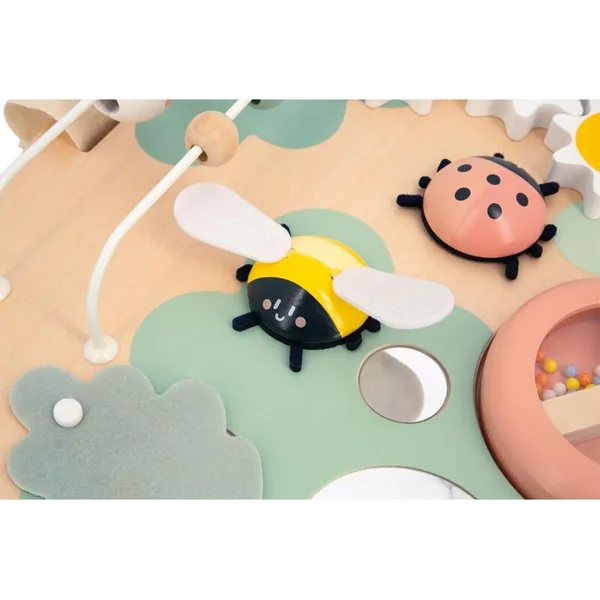 Janod Sweet Cocoon Planche d'activités en bois Jardin