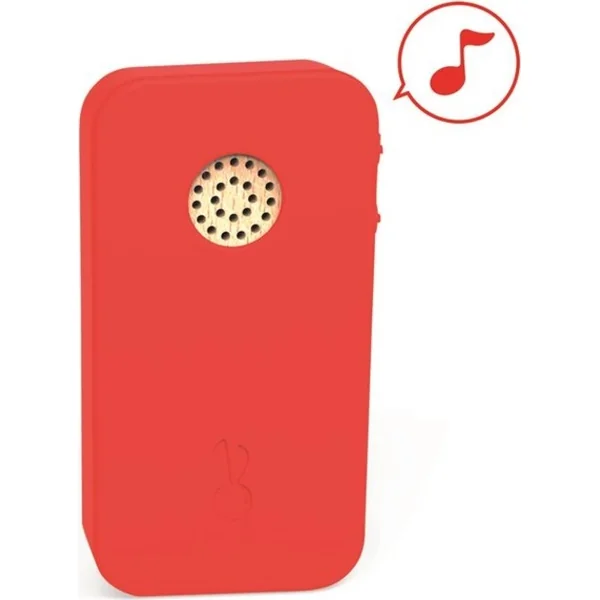 Janod Téléphone portable en bois pour enfants avec sons