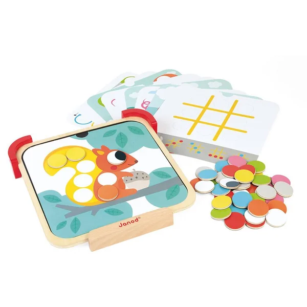 J'APPRENDS LES COULEURS - PASTILLES MAGNÉTIQUES (BOIS)