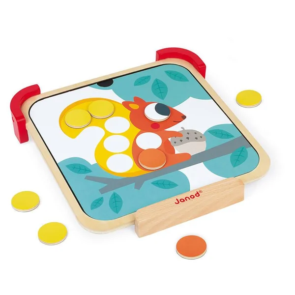 J'APPRENDS LES COULEURS - PASTILLES MAGNÉTIQUES (BOIS)