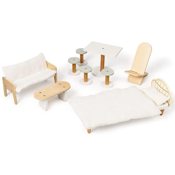 JENNY - MAISON DE POUPEE MANNEQUIN EN BOIS