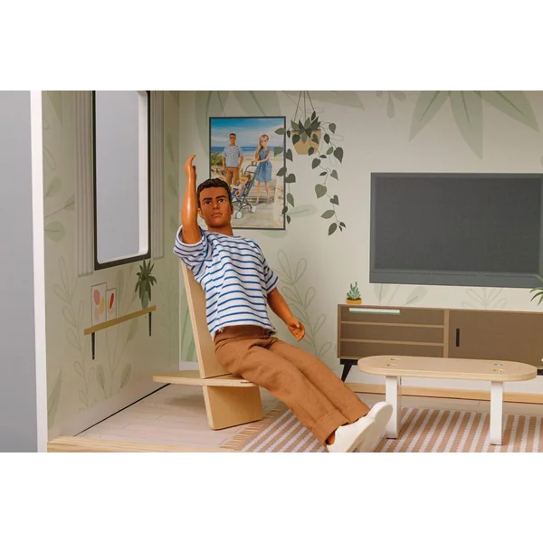 JENNY - MAISON DE POUPEE MANNEQUIN EN BOIS