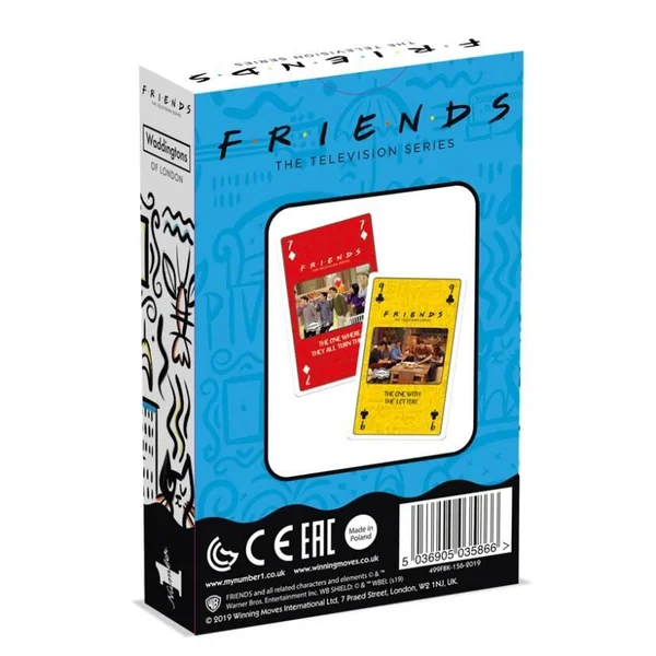 JEU DE 54 CARTES FRIENDS - WN1 WADDINGTON NUMBER 1
