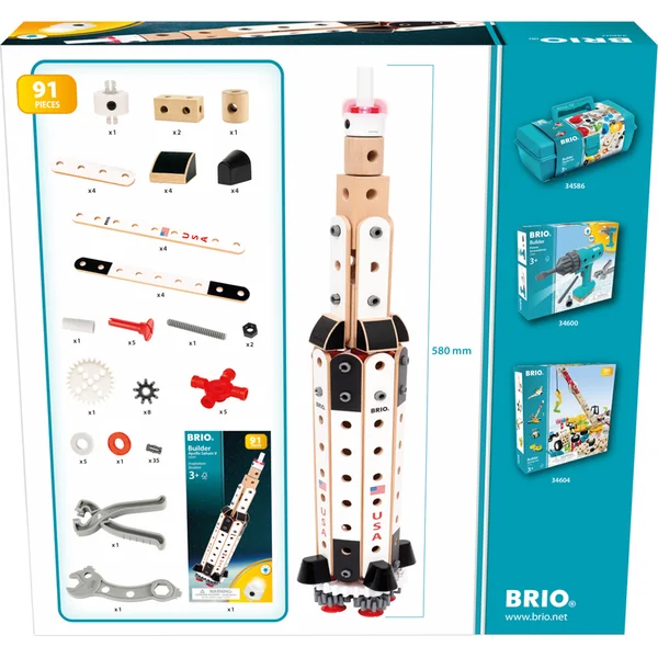 Jeu de construction BRIO BUILDER NASA Apollo Saturn V