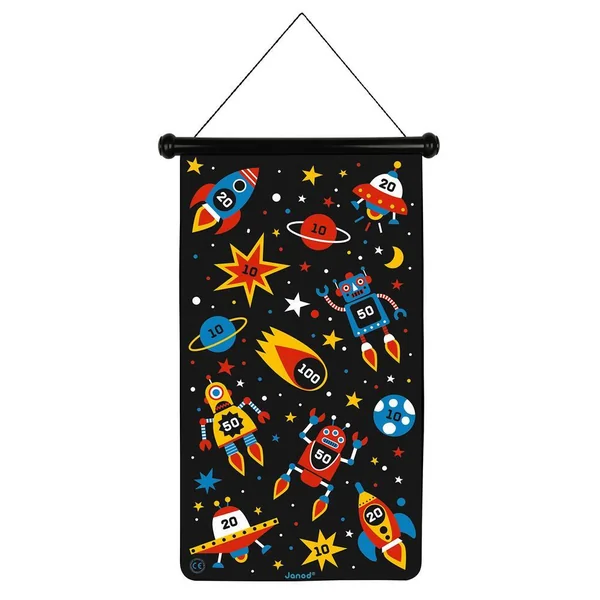 JEU DE FLÉCHETTES MAGNÉTIQUES ROBOTS - EN PLASTIQUE ET TISSUS