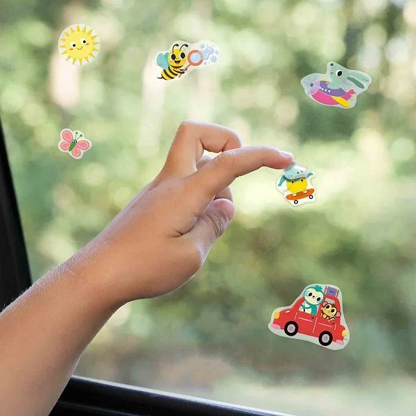 Jeu de voyage - autocollants de fenêtre mix, 38 pcs