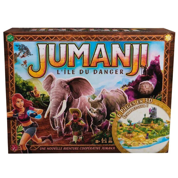 JEU JUMANJI L'ILE DU DANGER - PLATEAU 3D