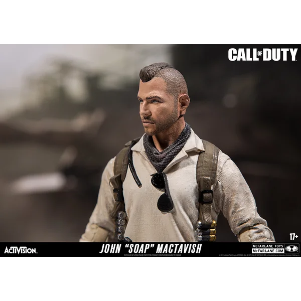 JOAN « SOAP » MACTAVISH FIGURINE CALL OF DUTY McFARLANE TOYS 15 CM