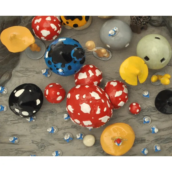 JOHAN ET PIRLOUIT: "LA FLUTE A SIX SCHTROUMPFS, 542 ANS!!??" - grande scène Pixi mini