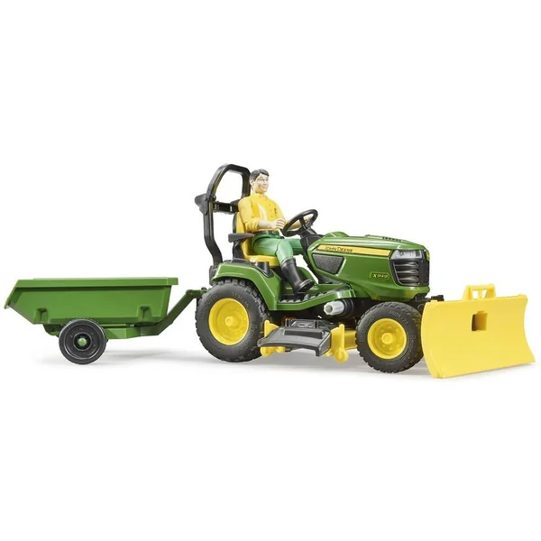 JOHN DEERE - COFFRET BWORLD TRACTEUR TONDEUSE 1:16