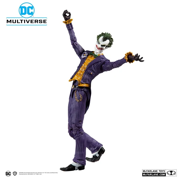 JOKER ARKHAM ASYLUM FIGURINE JOKER DC MULTIVERSE McFARLANE TOYS 18 CM