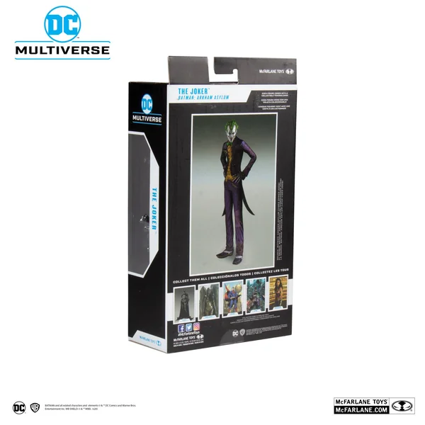 JOKER ARKHAM ASYLUM FIGURINE JOKER DC MULTIVERSE McFARLANE TOYS 18 CM