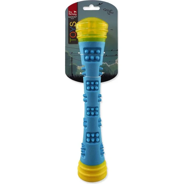 Jouet Dog Fantasy bâton magique lumineux, couineur bleu-jaune 6x6x32cm