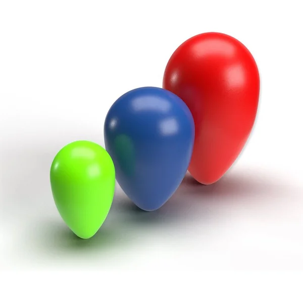 Jouet Dog Fantasy Eggy ball forme d'œuf rouge 16x26cm