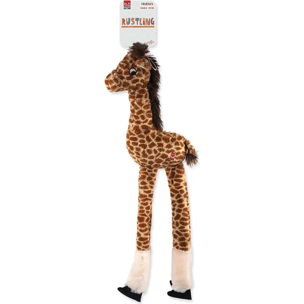 Jouet Dog Fantasy Jumbo girafe avec couinement et bruissement 87cm