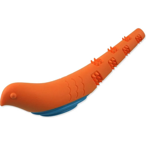 Jouet Dog Fantasy oiseau couineur orange-bleu 32x8,9x6cm