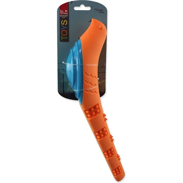 Jouet Dog Fantasy oiseau couineur orange-bleu 32x8,9x6cm