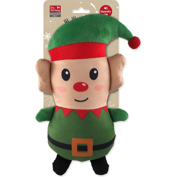Jouet Dog Fantasy Winter Tale Elf en peluche avec couinement 28cm
