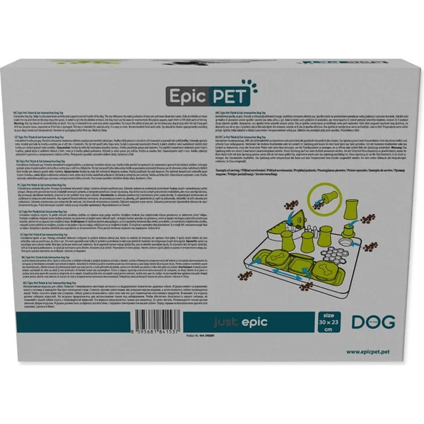 Jouet Epic Pet Think & Eat interactif 30cm