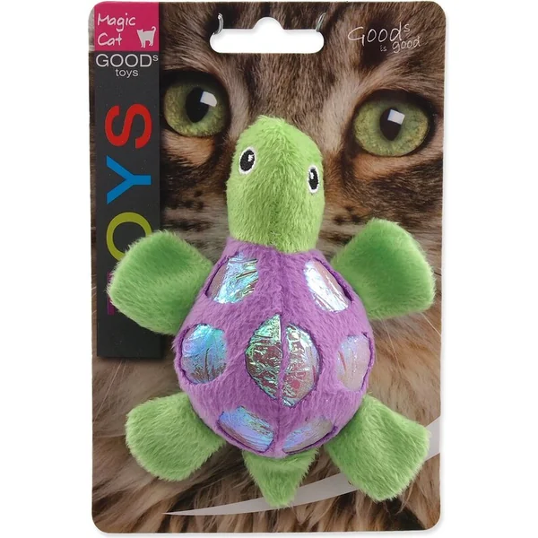 Jouet Magic Cat tortue en peluche avec catnip mix 11cm