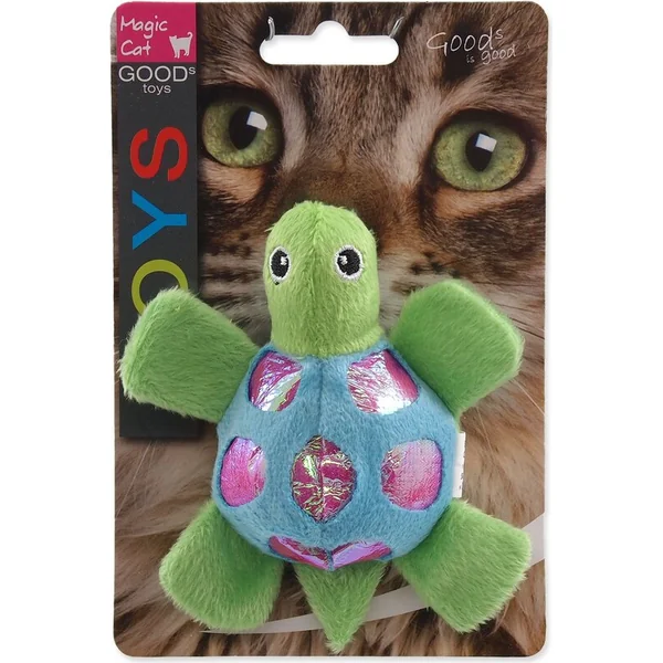 Jouet Magic Cat tortue en peluche avec catnip mix 11cm