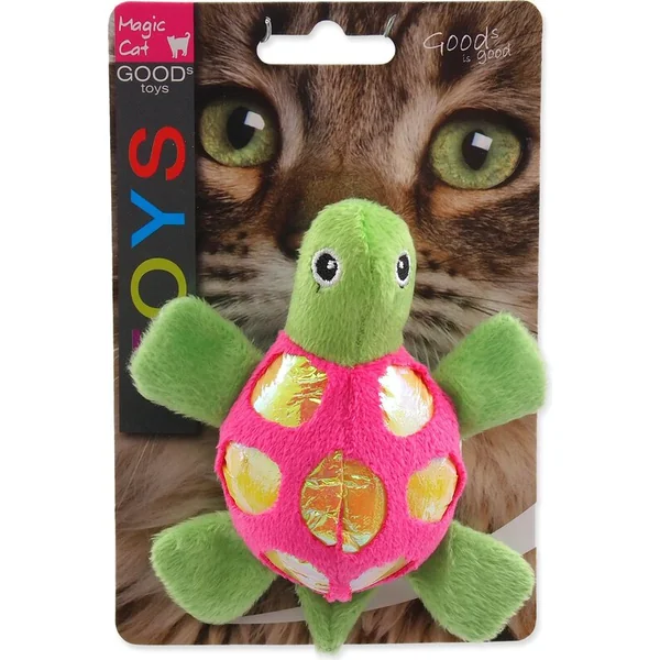 Jouet Magic Cat tortue en peluche avec catnip mix 11cm