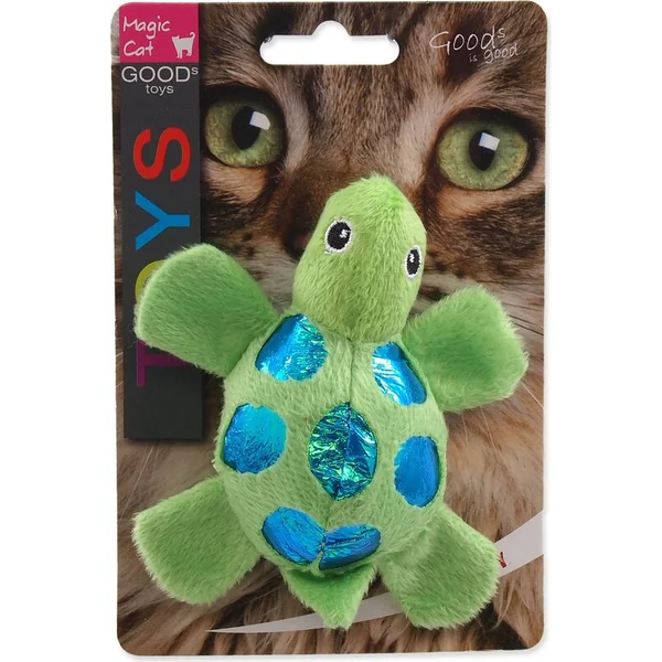 Jouet Magic Cat tortue en peluche avec catnip mix 11cm