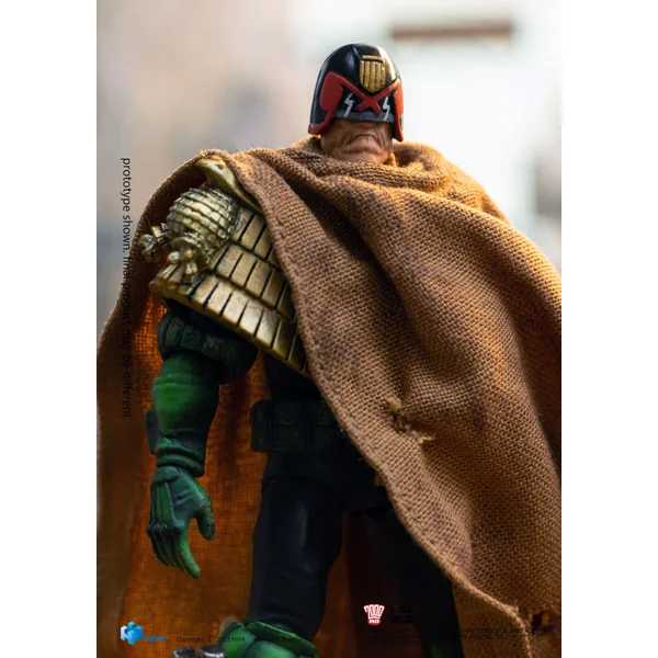 Judge Dredd Cursed Earth figurine 1/18 Exquisite Mini 2000 AD Hiya Toys 10 cm